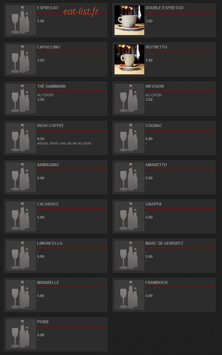 Alambar Restaurant — carte page 10