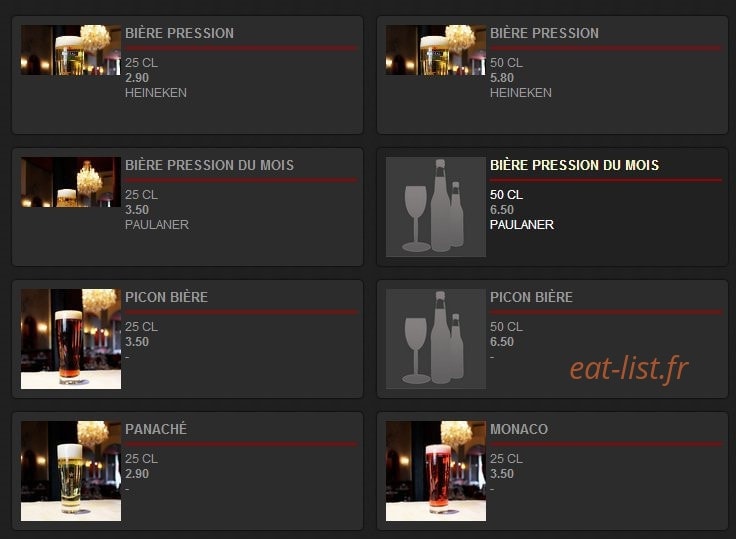 Alambar Restaurant — carte page 7