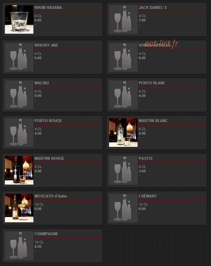 Alambar Restaurant — carte page 9