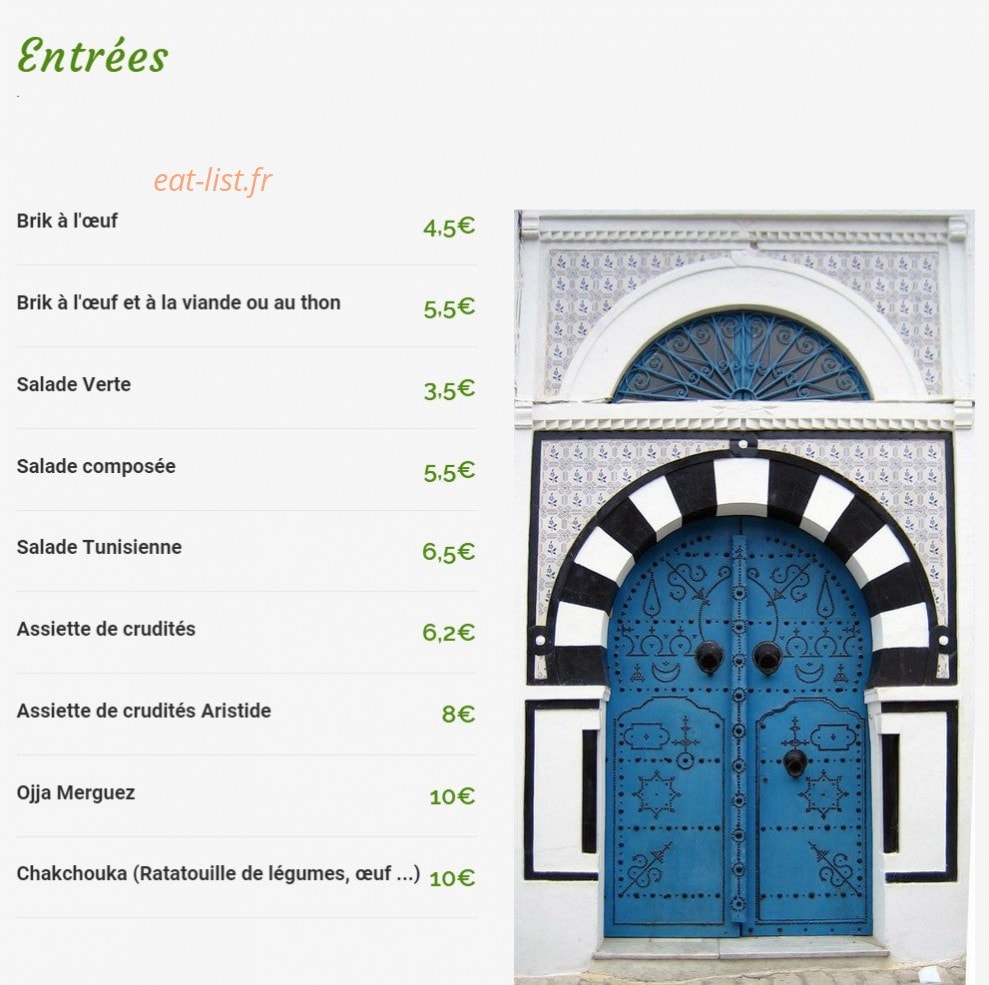 Aristide — carte page 2