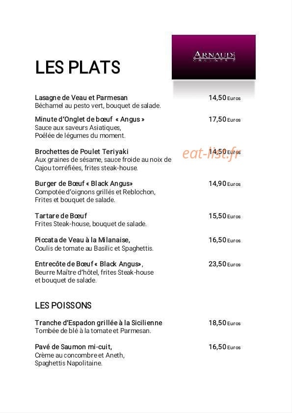 Arnaud&co — carte page 3