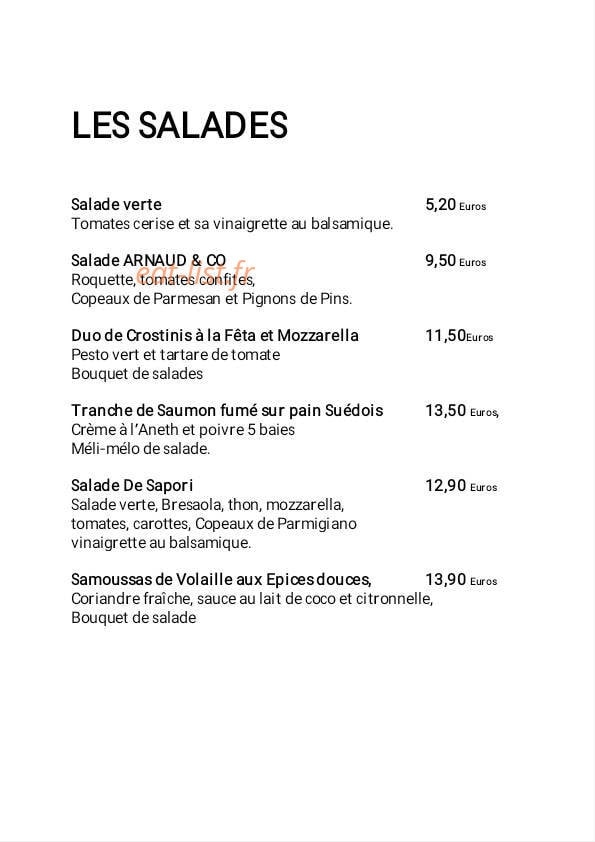 Arnaud&co — carte page 2