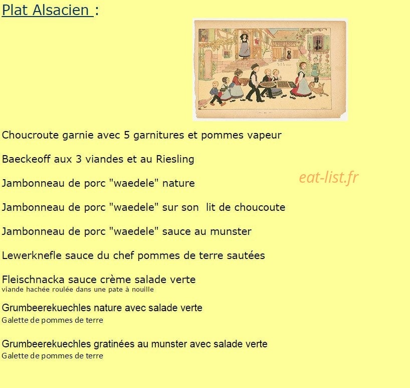 Au bon coin d'Alsace — carte page 5