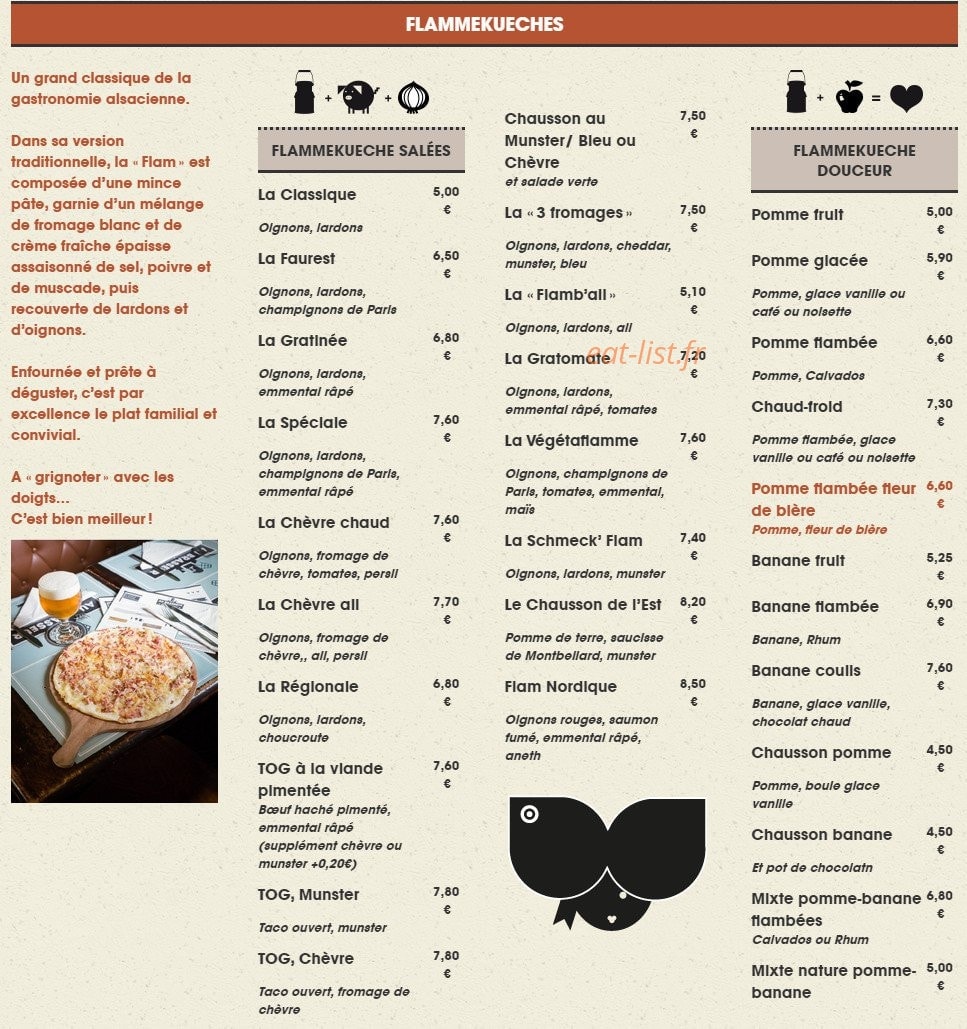 Au Brasseur — carte page 3