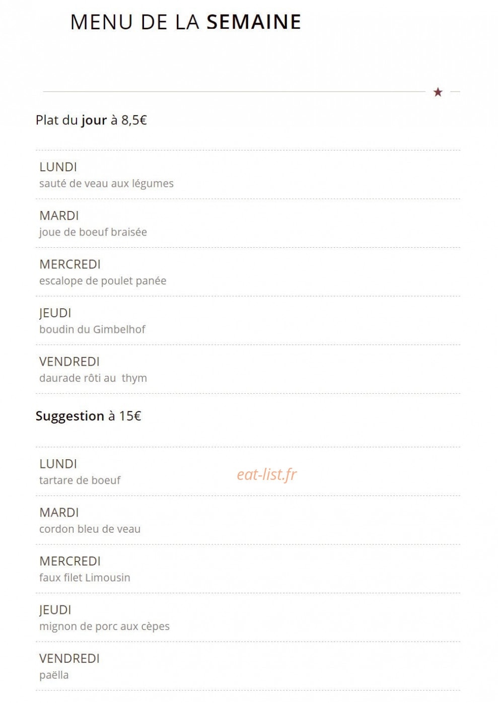 Au marché-gare — carte page 8