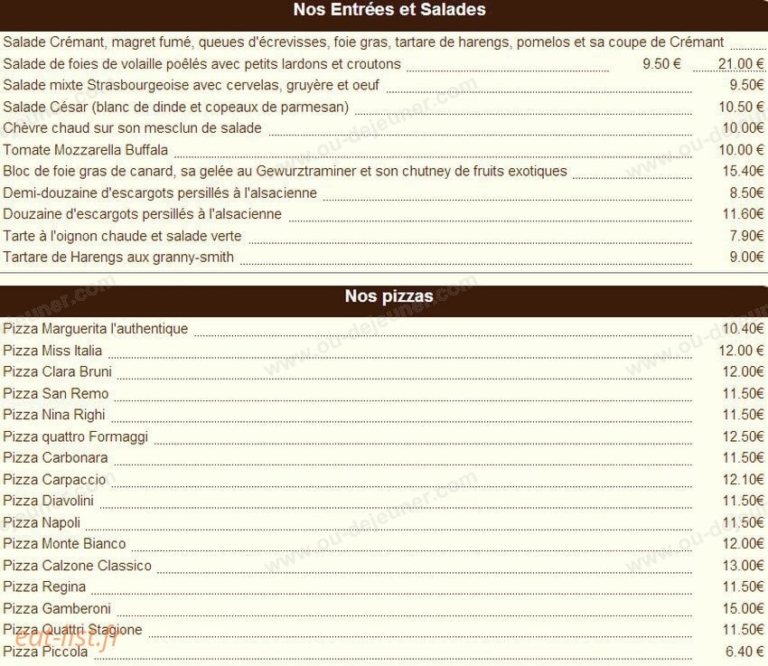 Au Marco Polo — carte page 2