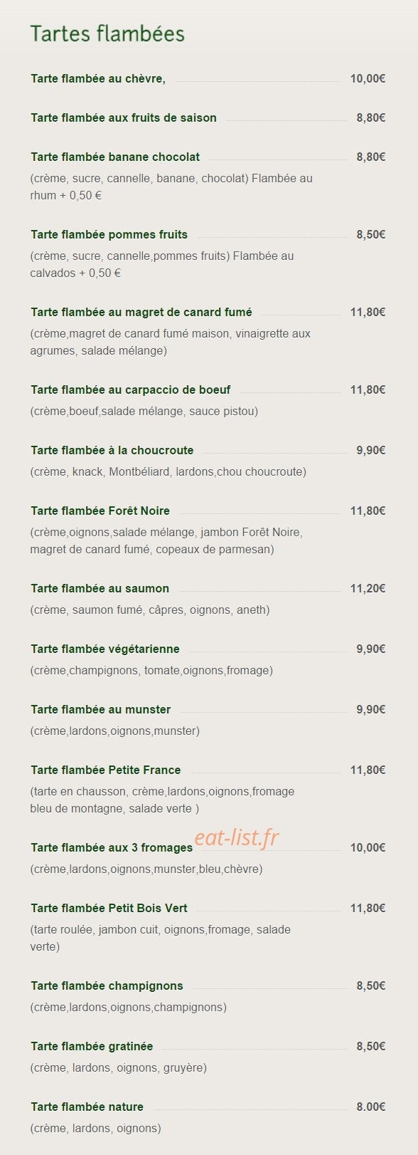 Au petit bois vert — carte page 3
