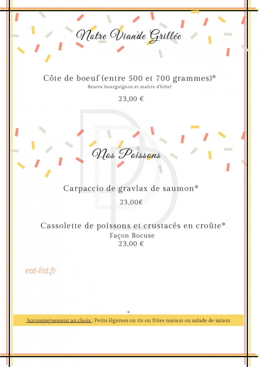 Aux Délices De Didier — carte page 4