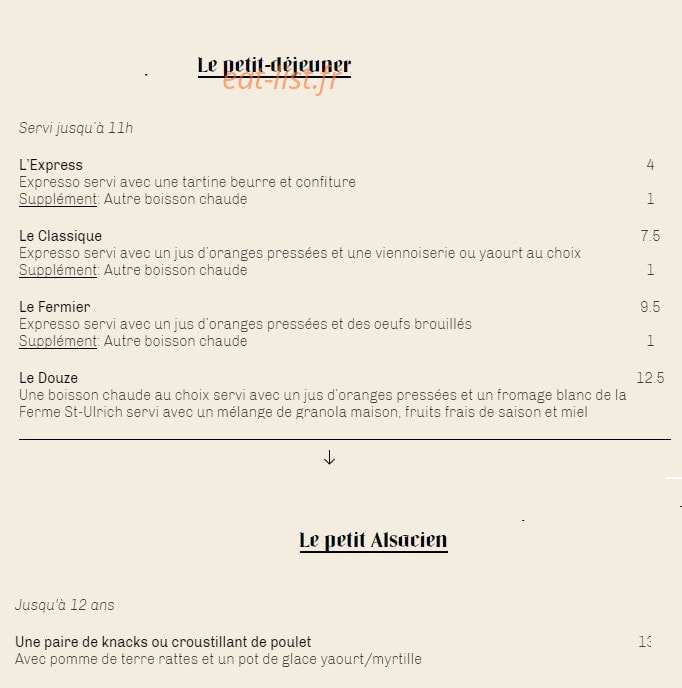 Aux douze apôtres — carte page 7
