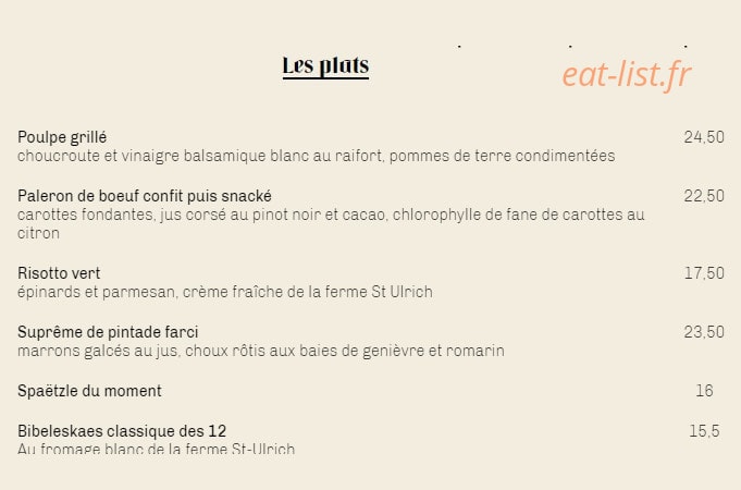 Aux douze apôtres — carte page 4