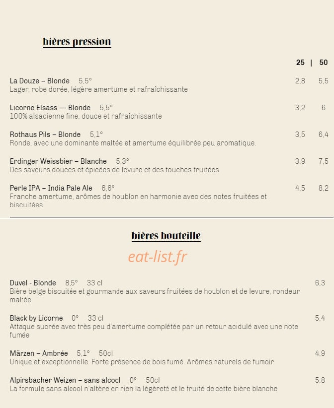 Aux douze apôtres — carte page 8