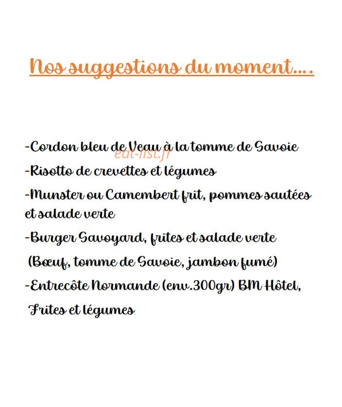 Aux Magots — carte page 2