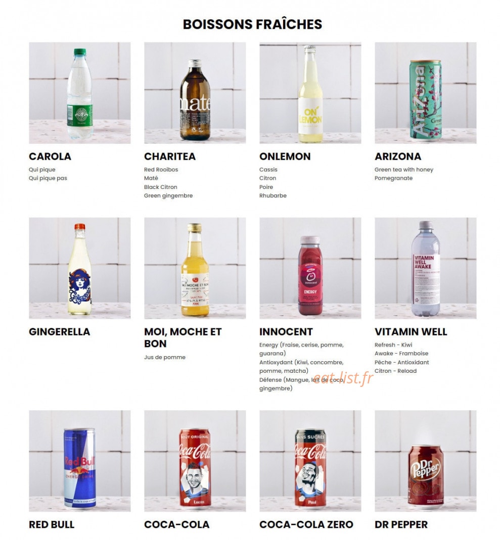Bagelstein — carte page 8