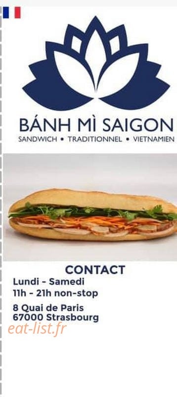 Banh Mi Saigon — carte page 1