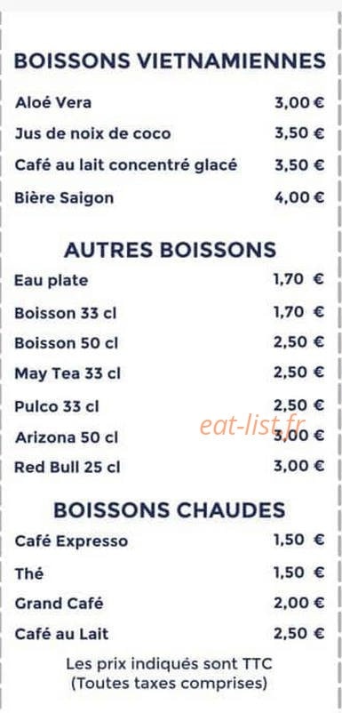 Banh Mi Saigon — carte page 6