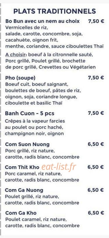 Banh Mi Saigon — carte page 4