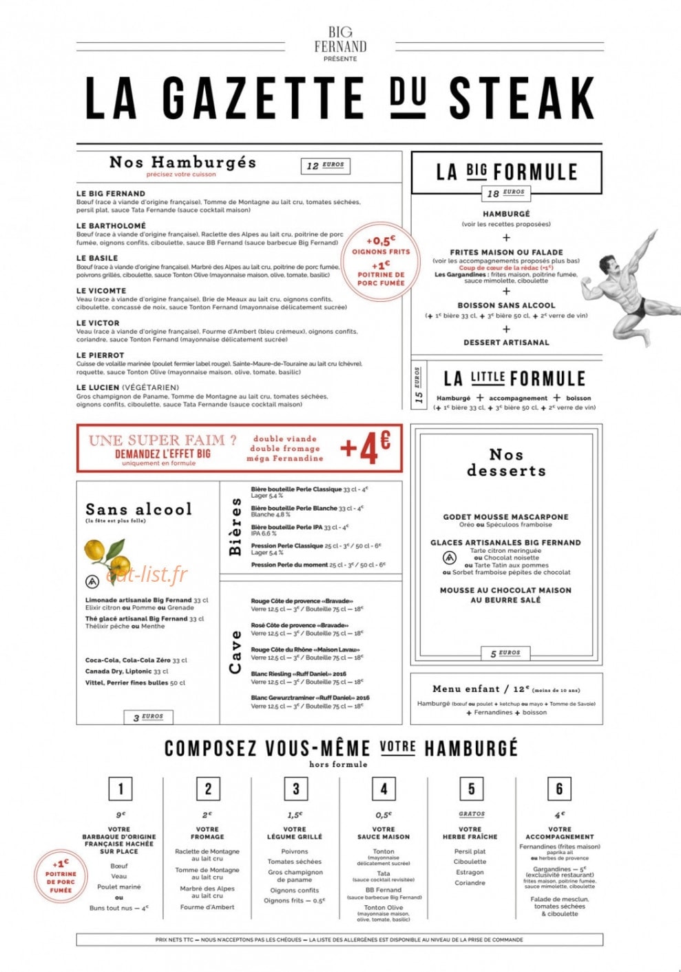 Big Fernand — carte page 1