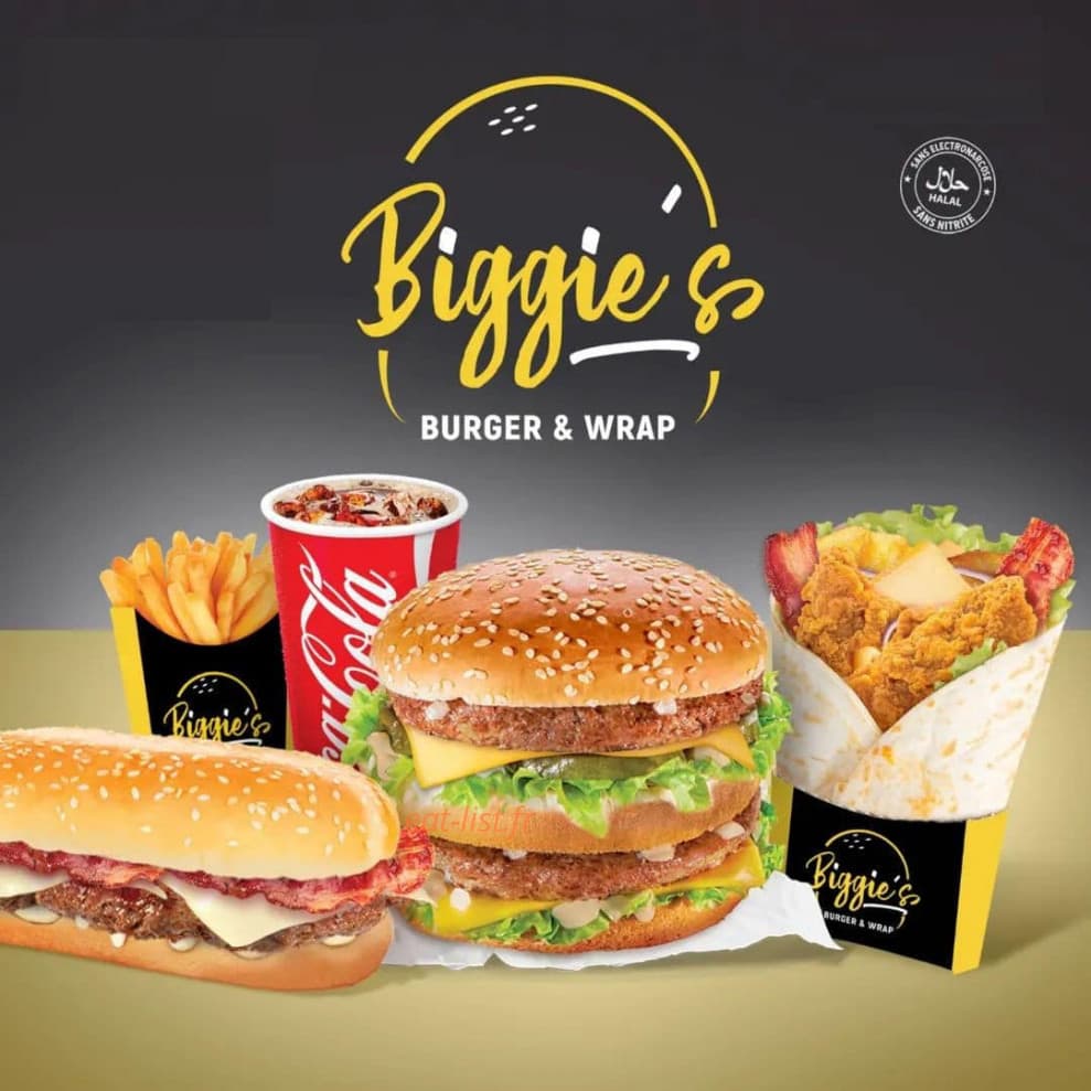 Biggie's — carte page 1
