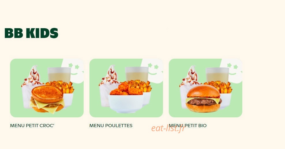 Bioburger — carte page 4