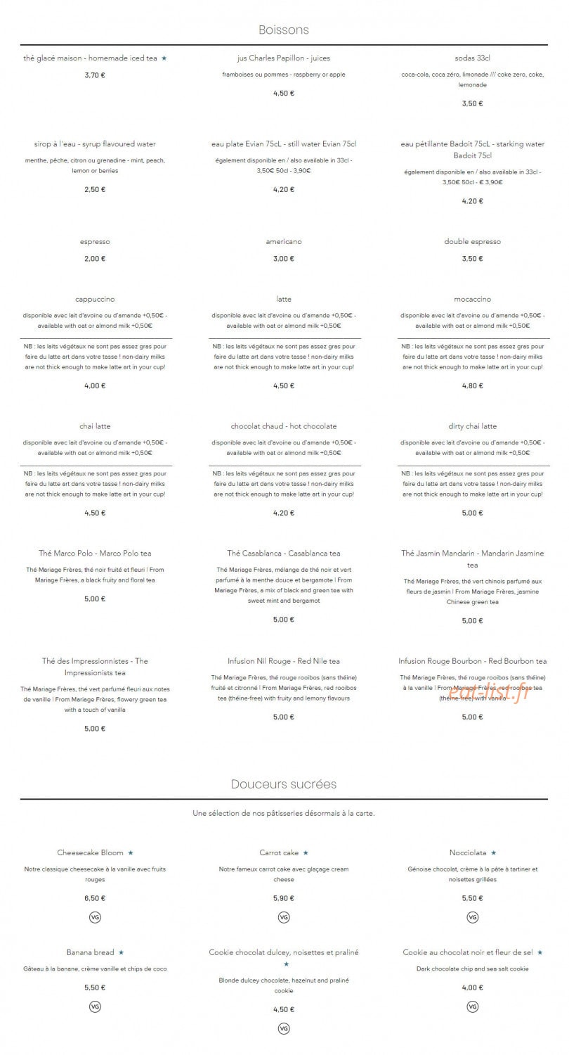Bloom — carte page 2