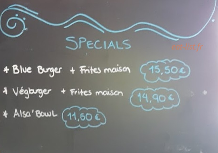Blue Note Café — carte page 3