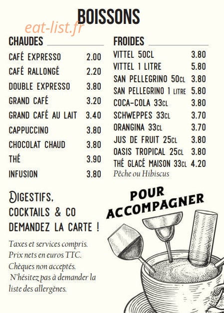 Brasserie Boëhm — carte page 7