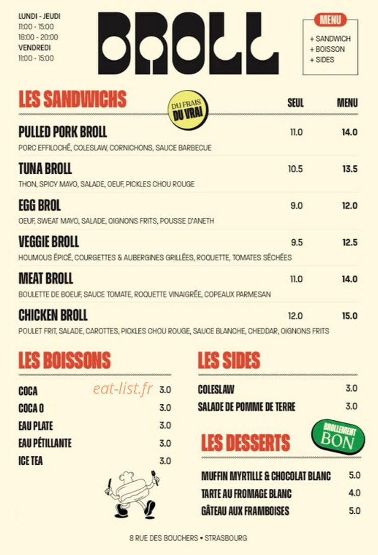 Broll — carte page 1