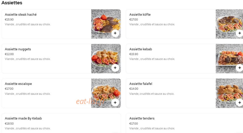 ByKebab — carte page 2