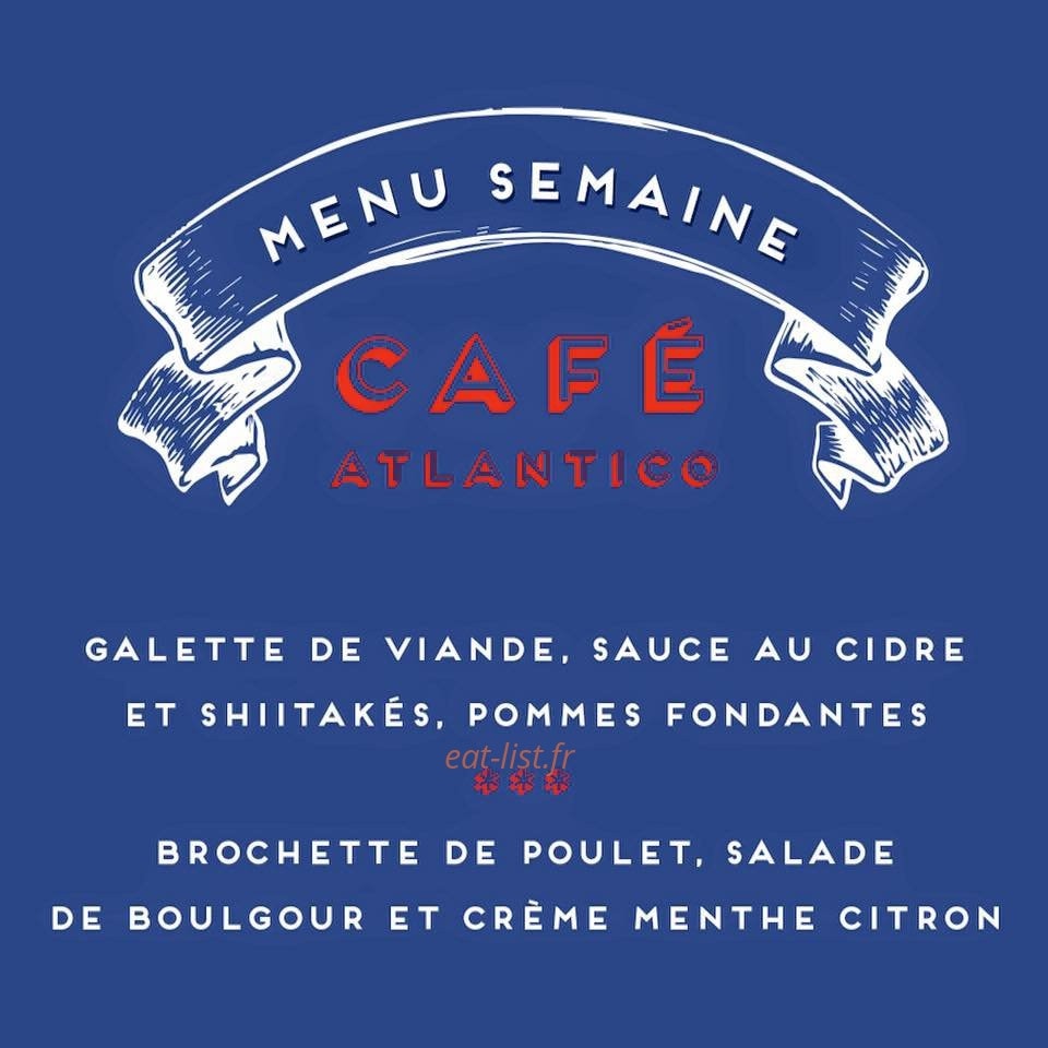 Café Atlantico — carte page 2