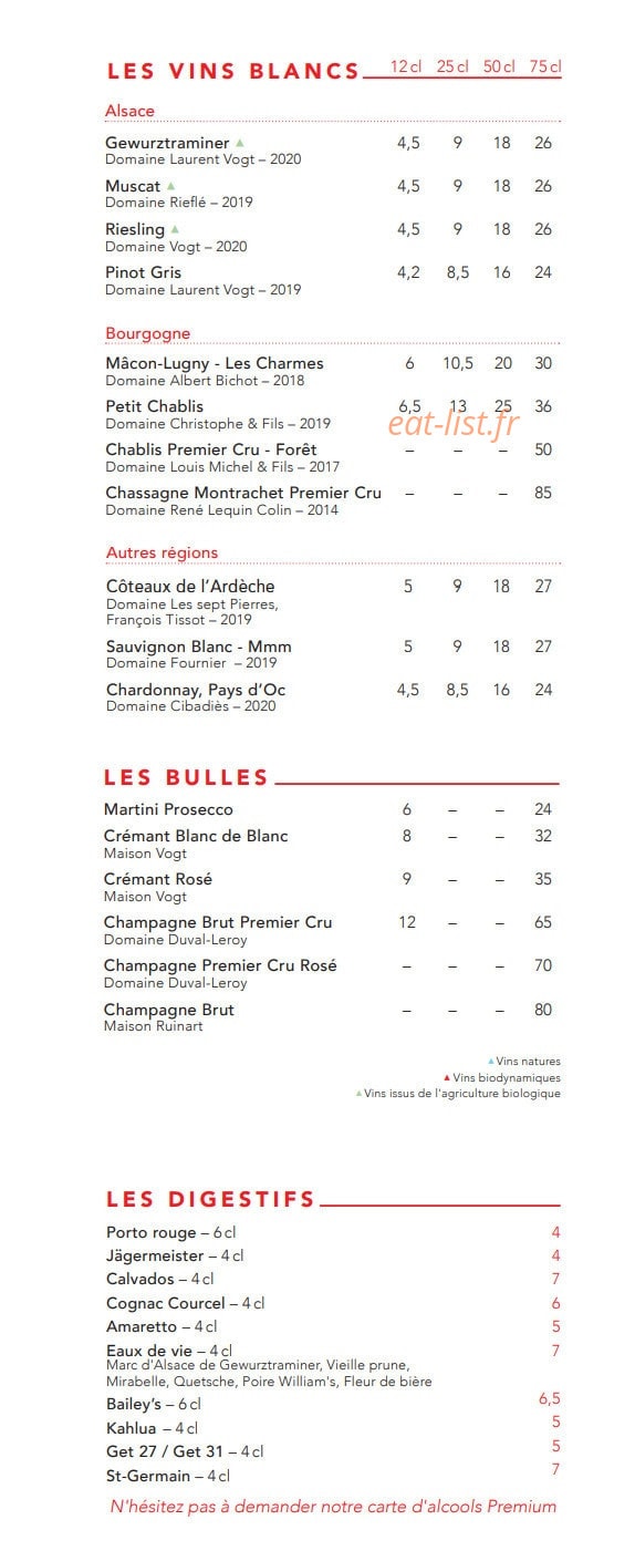 Café Bâle — carte page 9