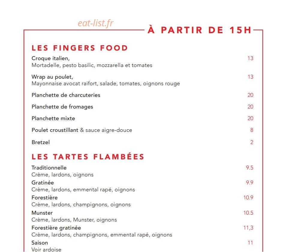 Café Bâle — carte page 6
