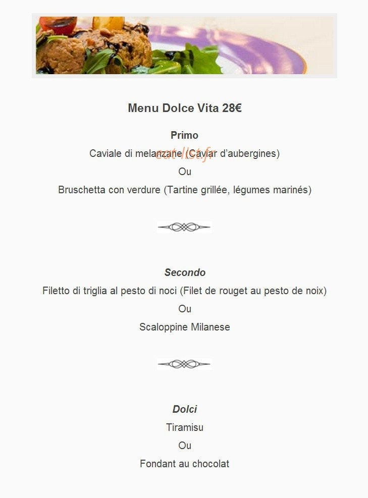 Capriciosa — carte page 2