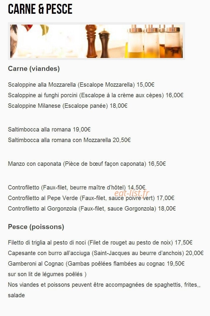 Capriciosa — carte page 8