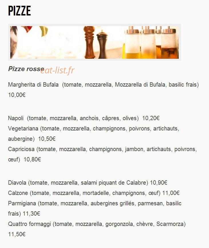 Capriciosa — carte page 6