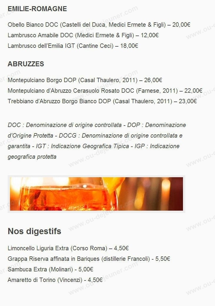 Capriciosa — carte page 11