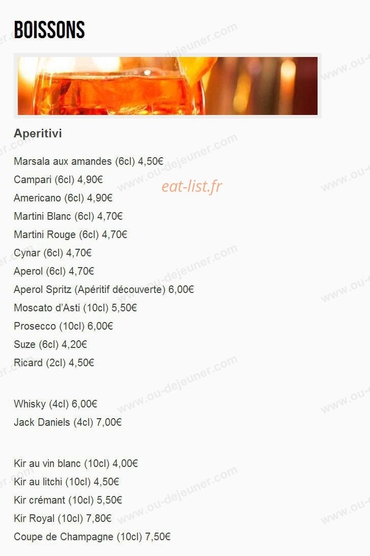 Capriciosa — carte page 12