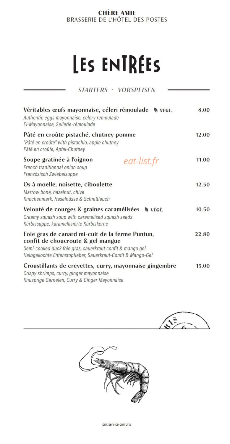 Chère Amie — carte page 7