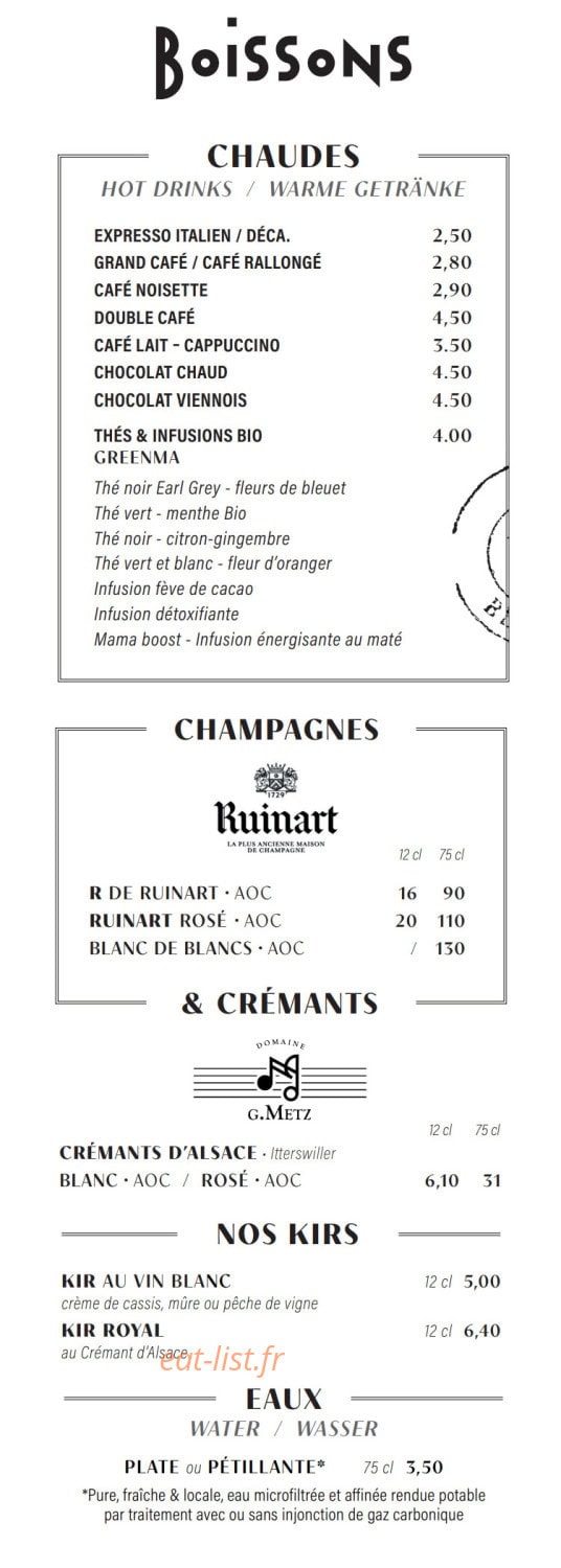 Chère Amie — carte page 18