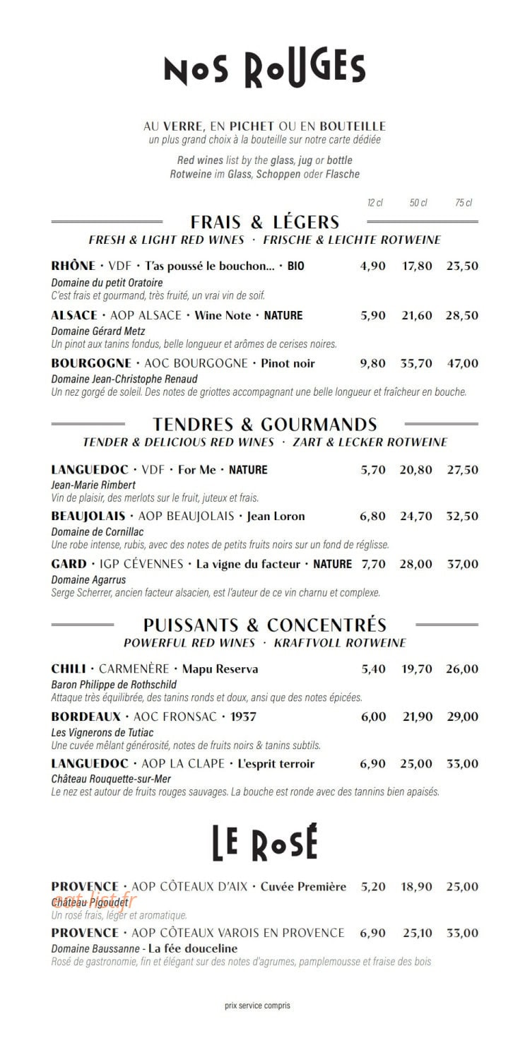 Chère Amie — carte page 15