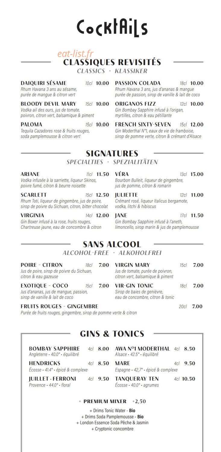 Chère Amie — carte page 13