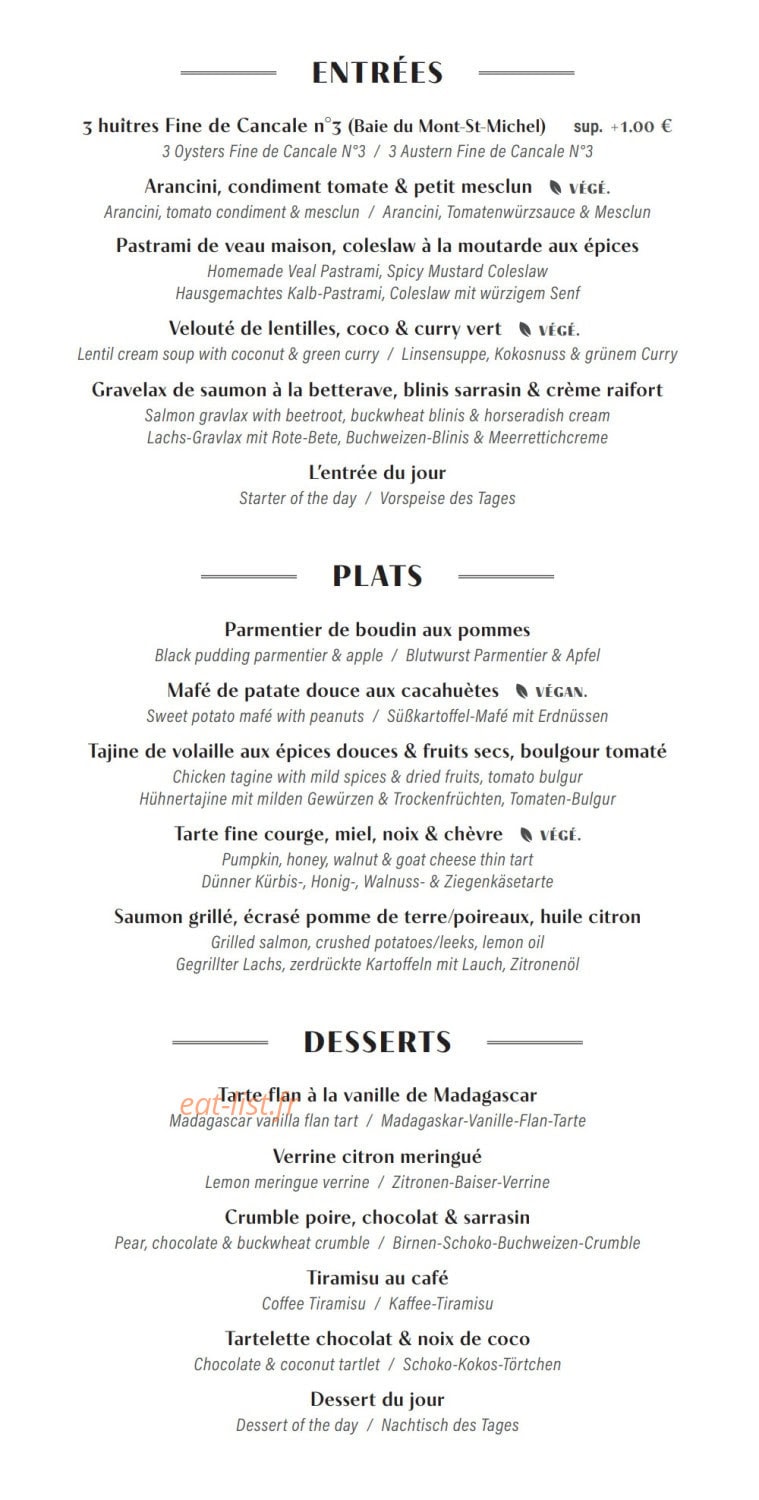 Chère Amie — carte page 3