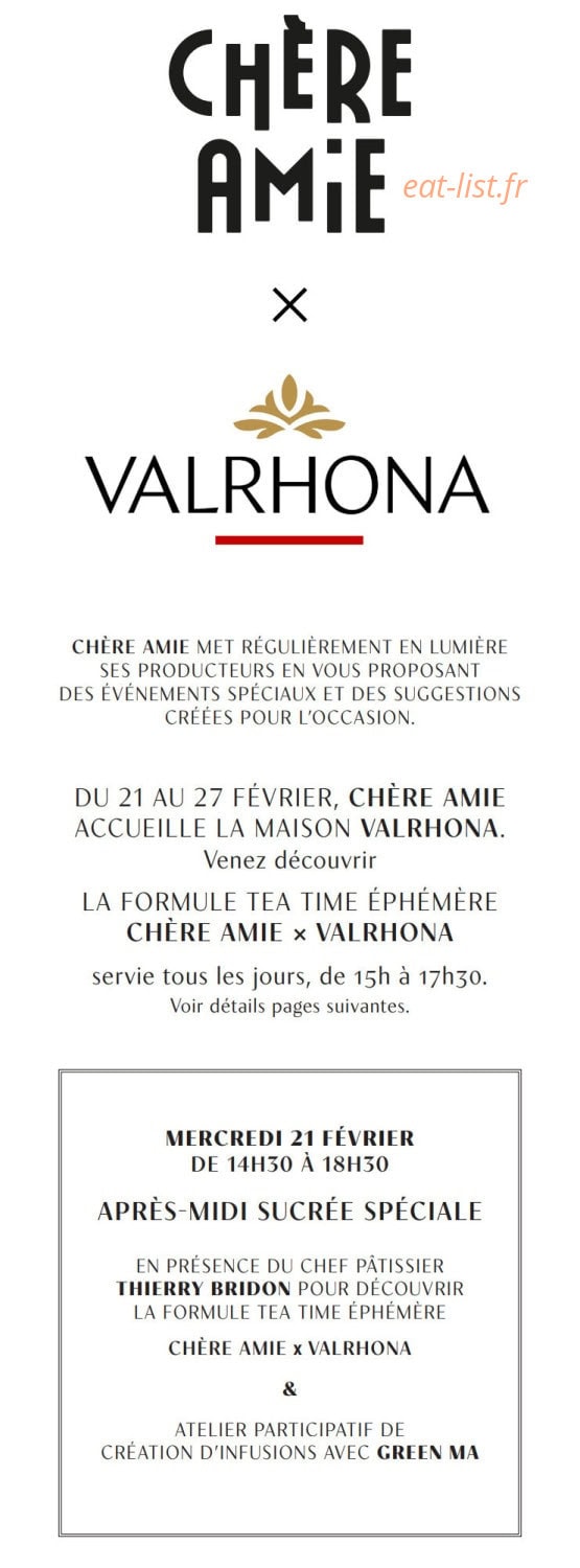 Chère Amie — carte page 21