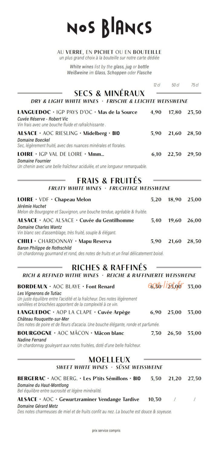 Chère Amie — carte page 14