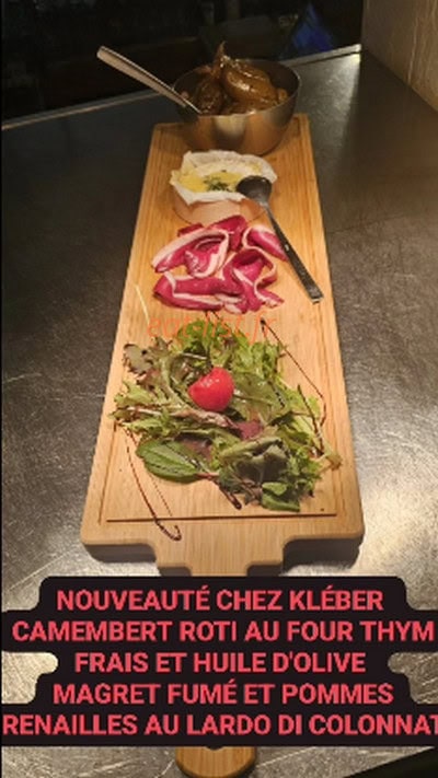 Chez Kléber — carte page 1