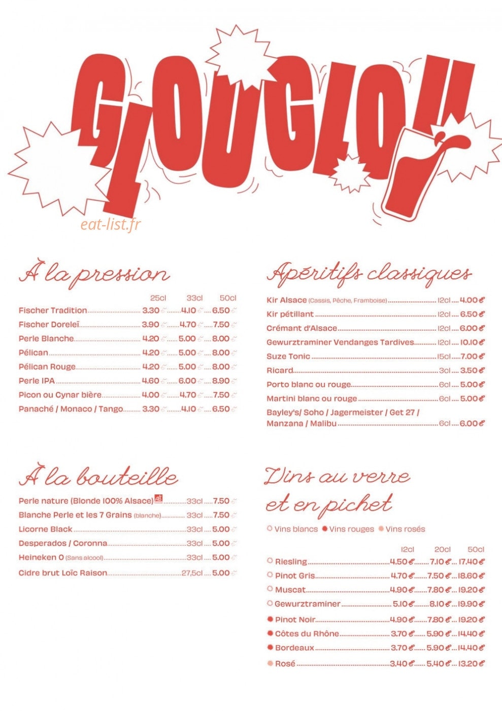 Chez les Lùschtig — carte page 6