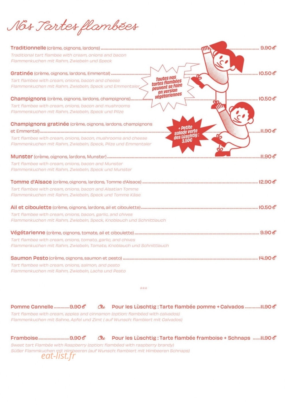 Chez les Lùschtig — carte page 4
