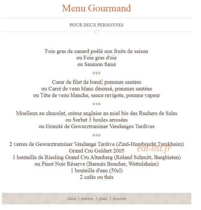 Chez Yvonne — carte page 2