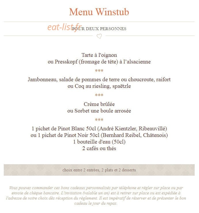 Chez Yvonne — carte page 4