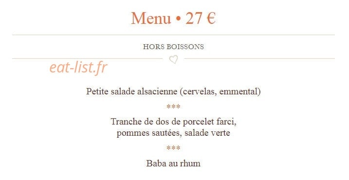 Chez Yvonne — carte page 13
