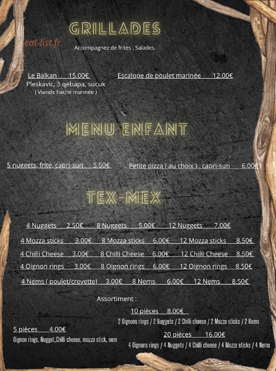 Chill House — carte page 2